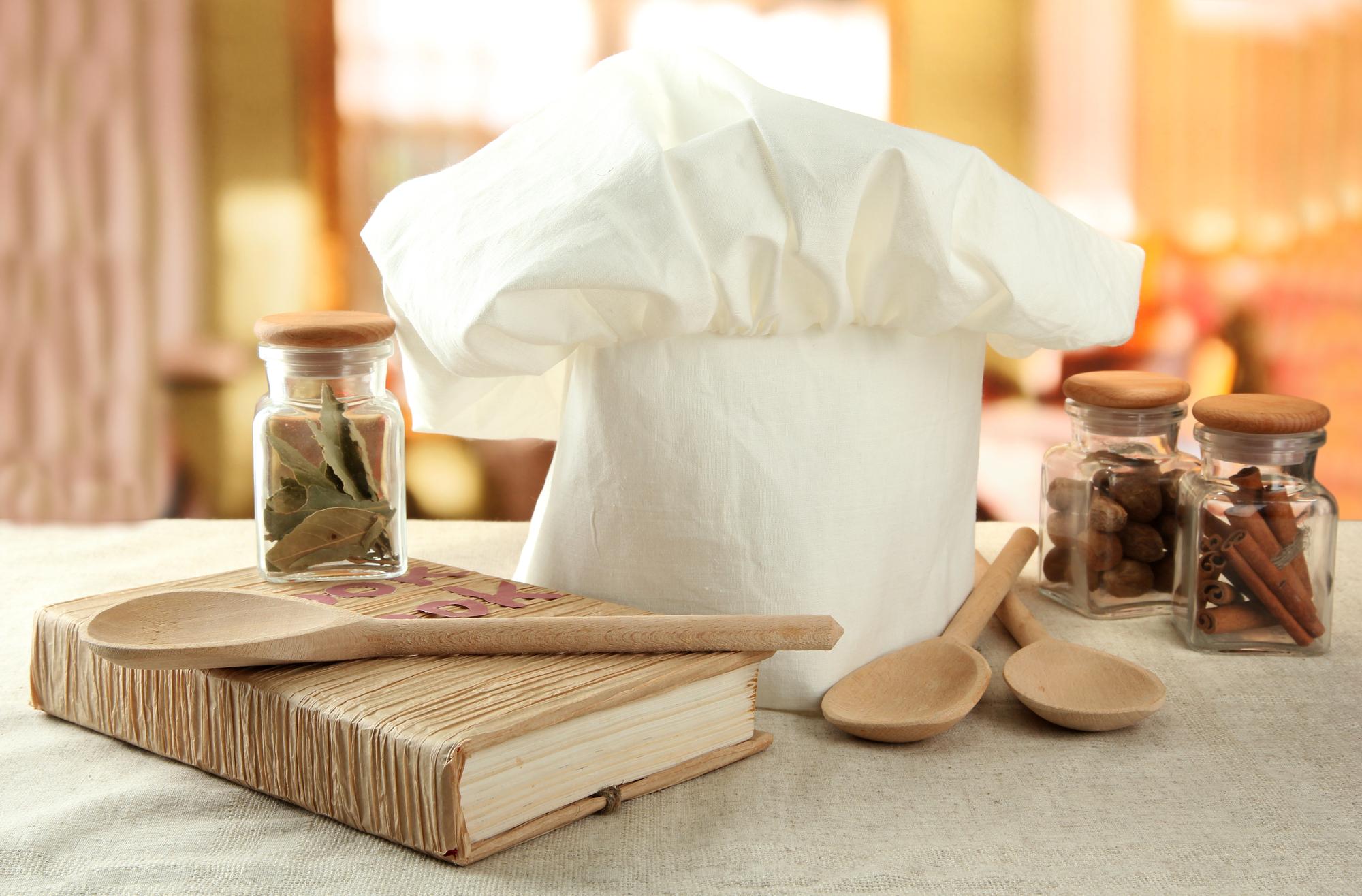 Interior of a small culinary studio with tools